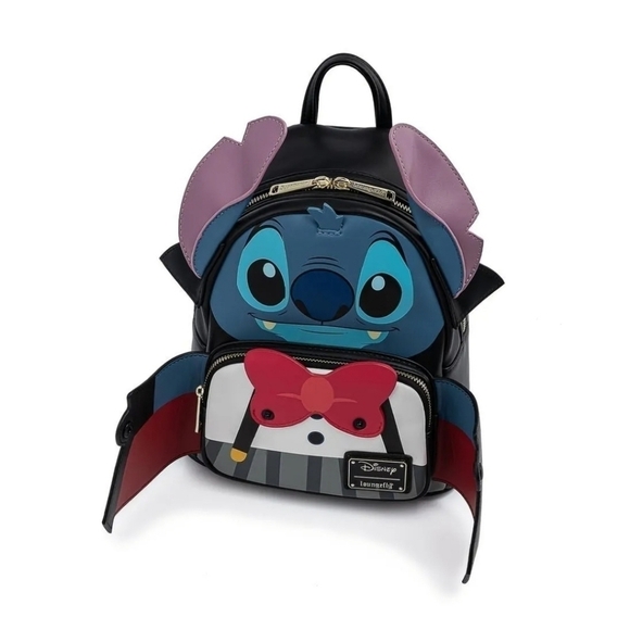 Loungefly Handbags - Loungefly Disney Vampire Stitch Bowtie Backpack
